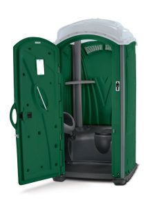 Aspen Toilettenkabine vermieten Aachen mit Urinal grün